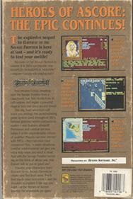 Treasures of the Savage Frontier - Box - Back Image