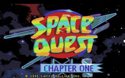 Space Quest 1: Roger Wilco in the Sarien Encounter - Screenshot - Game Title Image