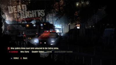 Dead to Rights: Retribution - Screenshot - Game Select Image