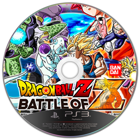 Dragon Ball Z: Battle of Z - Fanart - Disc Image