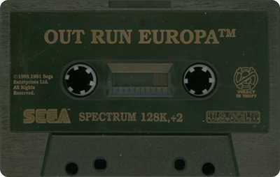 Out Run Europa - Cart - Front Image