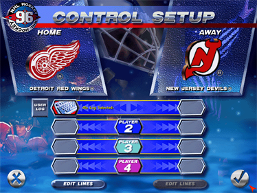 NHL 96 - Screenshot - Game Select Image