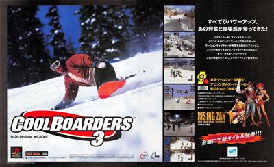 Cool Boarders 3 - Advertisement Flyer - Front Image