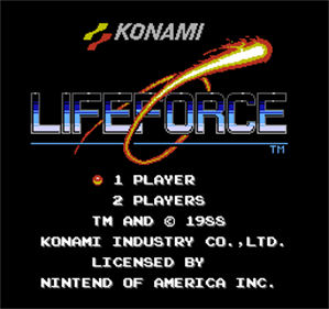 Life Force - Screenshot - Game Title Image