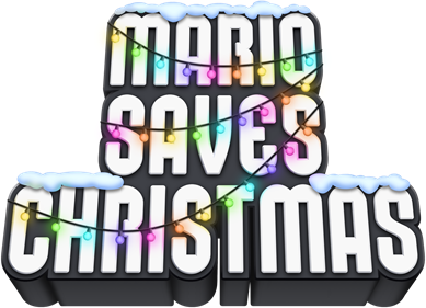 Mario Saves Christmas 2021 - Clear Logo Image