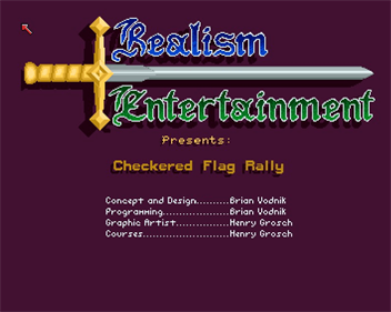 Checkered Flag Rally - Screenshot - Game Title Image