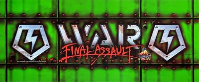 War: Final Assault - Arcade - Marquee Image