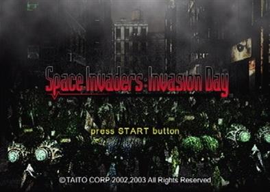 Space Invaders: Invasion Day - Screenshot - Game Title Image