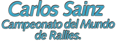 Carlos Sainz: Campeonato del Mundo de Rallies - Clear Logo Image