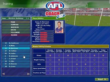 Kevin Sheedy's AFL Coach 2002 - Screenshot - Gameplay Image