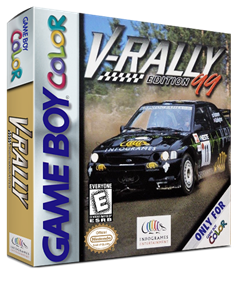 V-Rally: Edition 99 - Box - 3D Image