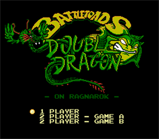 Battletoads / Double Dragon: On Ragnarok  - Screenshot - Game Title Image