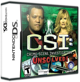 CSI: Unsolved! - Box - 3D Image
