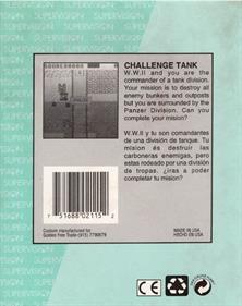 Challenger Tank - Box - Back Image