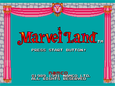 Marvel Land - Screenshot - Game Title Image
