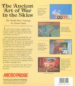 The Ancient Art of War in the Skies - Box - Back