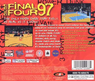 NCAA Basketball Final Four 97 - Box - Back Image