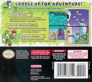 Yoshi's Island DS - Box - Back Image