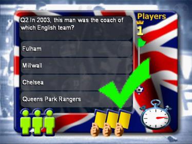 The Great British Football Quiz - Screenshot - Gameplay Image