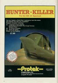 Hunter-Killer - Advertisement Flyer - Front Image