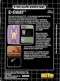 ESWAT: City Under Siege - Box - Back Image