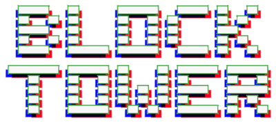 Block Tower - Clear Logo Image