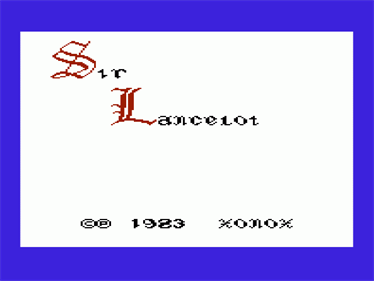 Sir Lancelot - Screenshot - Game Title Image