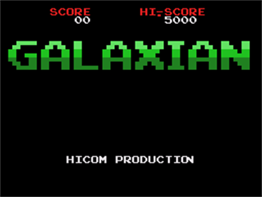 Galaxian - Screenshot - Game Title Image