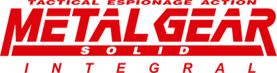 Metal Gear Solid: Integral - Clear Logo Image