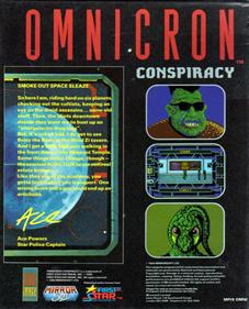 Omnicron Conspiracy - Box - Back Image