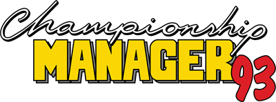 Championship Manager 93 - Clear Logo Image