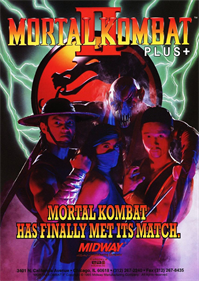 Mortal Kombat II Plus+ - Advertisement Flyer - Front Image