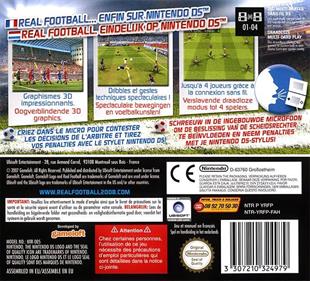 Real Soccer 2008 - Box - Back Image