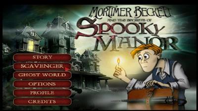 Mortimer Beckett and the Secrets of Spooky Manor - Screenshot - Game Title Image