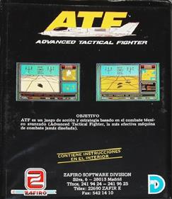 ATF: Advanced Tactical Fighter - Box - Back Image