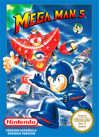 Mega Man 5 - Box - Front Image