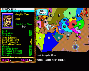 Genghis Khan - Screenshot - Gameplay Image