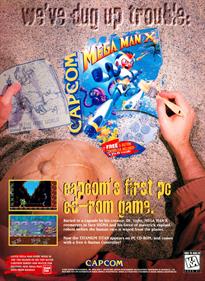 Mega Man X - Advertisement Flyer - Front Image