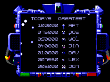 Super Space Invaders - Screenshot - High Scores Image
