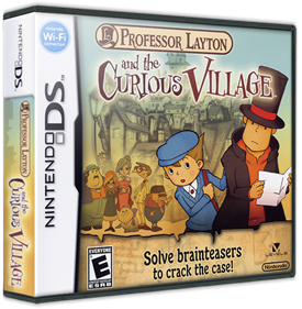 Professor Layton and the Curious Village - Box - 3D Image