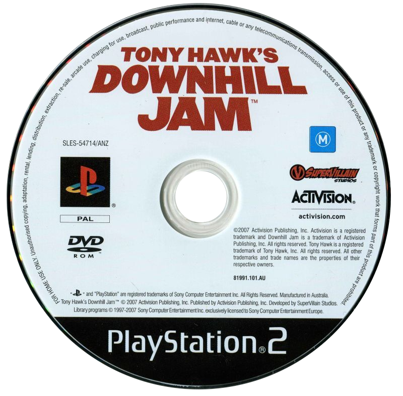 Tony Hawk's Downhill Jam - San Francisco - 1:46.20 