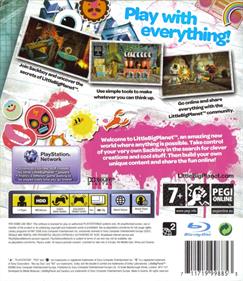 LittleBigPlanet - Box - Back Image