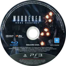 Murdered: Soul Suspect - Disc Image