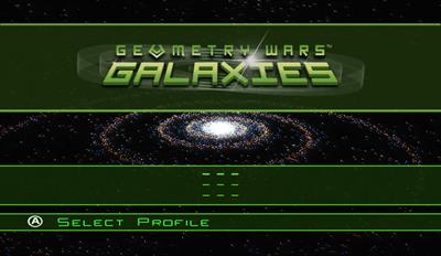 Geometry Wars: Galaxies - Screenshot - Game Title Image