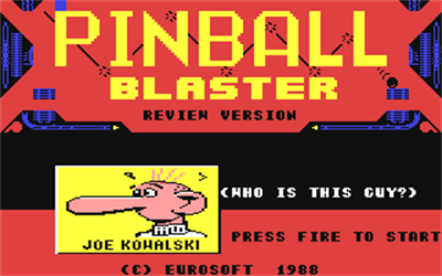 Pinball Blaster - Screenshot - Game Title Image