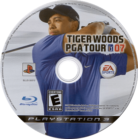 Tiger Woods PGA Tour 07 - Disc Image