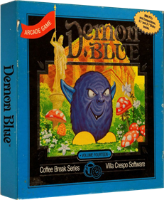 Demon Blue - Box - 3D Image