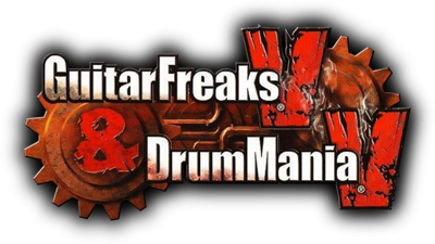 GuitarFreaks V & DrumMania V - Clear Logo Image