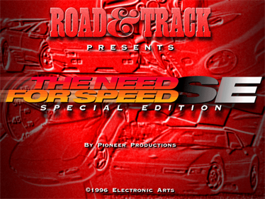 Road & Track Presents: The Need for Speed: Special Edition - Screenshot - Game Title Image