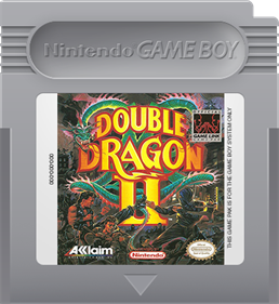 Double Dragon II - Fanart - Cart - Front